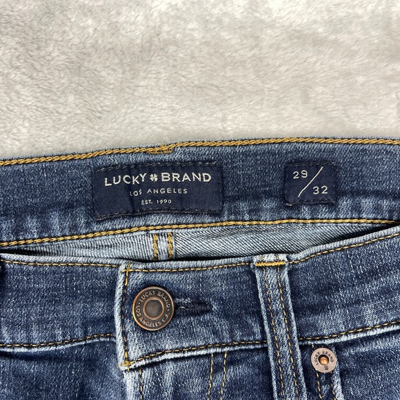 Lucky Brand Jeans Womens 29/32 Blue Denim 110 Slim Fit Single Stitch Skinny Leg - Picture 7 of 11